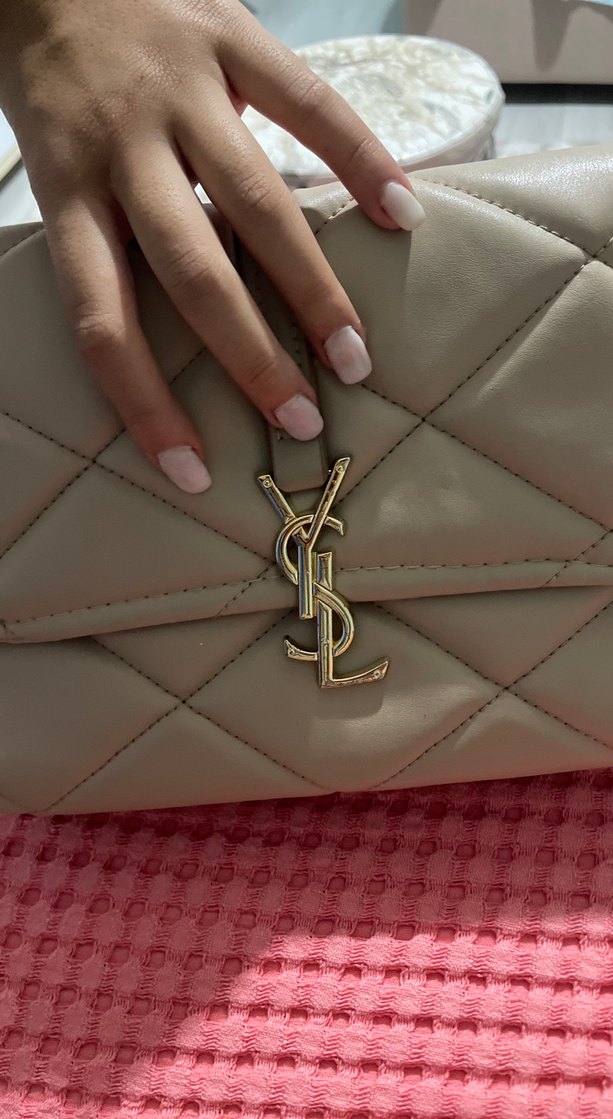 Bej Yılan Desenli Kadın Çanta - Görsel 3