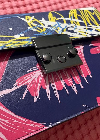 Tokalı, Baskılı Kadın El Çantası - Görsel 2