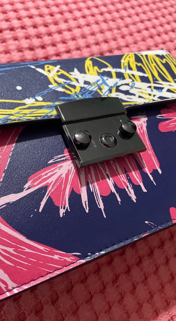 Tokalı, Baskılı Kadın El Çantası - Görsel 2