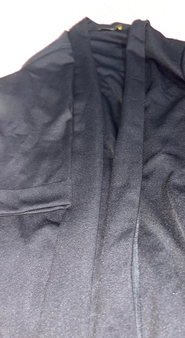 Siyah Kadın Drapeli ceket - Görsel 4