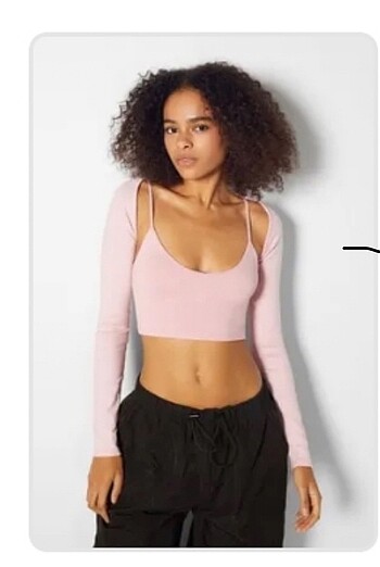 bershka bolero crop