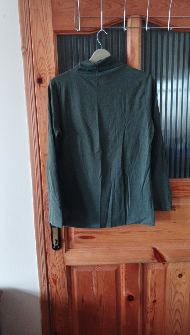 Gri Uzun Kollu Hamile Kısa Elbise - Görsel 3