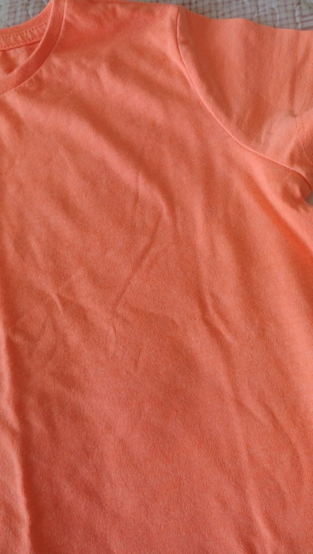 Kız Çocuk Turuncu Kısa Kollu Tişört - Görsel 3