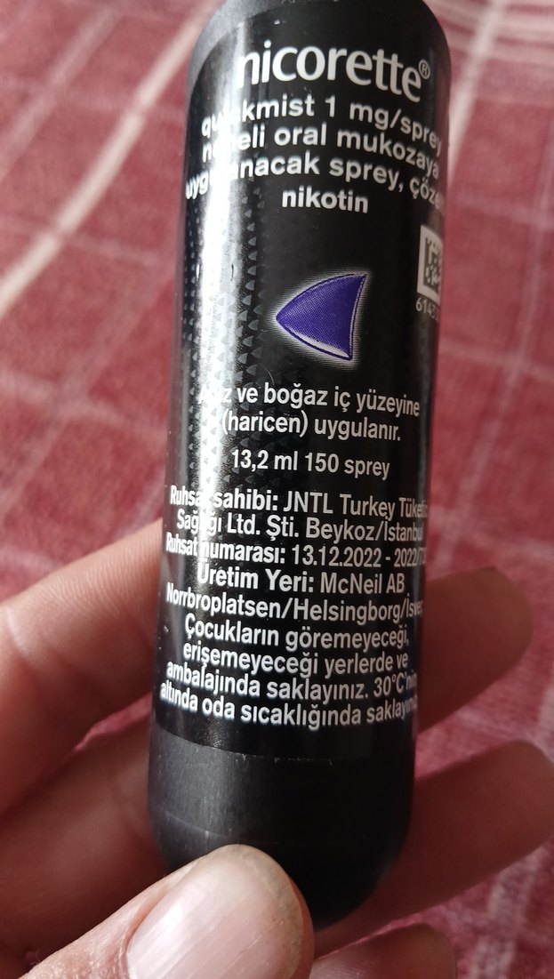 Nicorette Quickmist 1 mg Sprey - Görsel 2