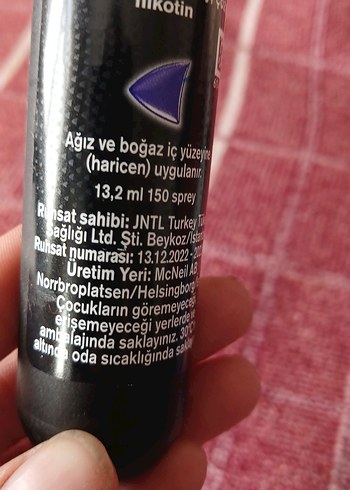 Nicorette Nikotin Sprey 1 mg - Görsel 3