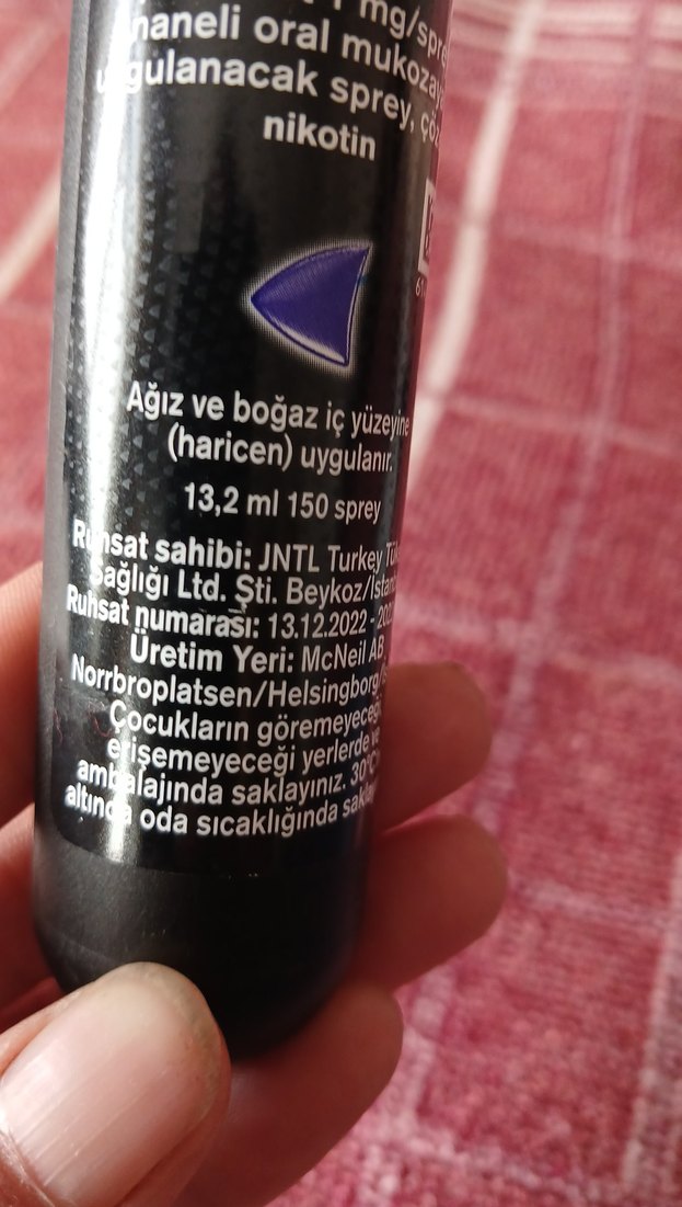 Nicorette Nikotin Sprey 1 mg - Görsel 3