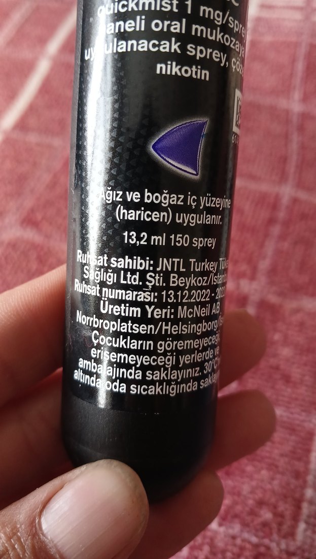 Nicorette Nikotin Sprey 1 mg - Görsel 2