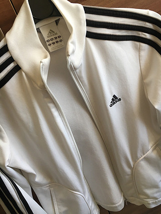 s Beden beyaz Renk Adidas Eşofman Üstü
