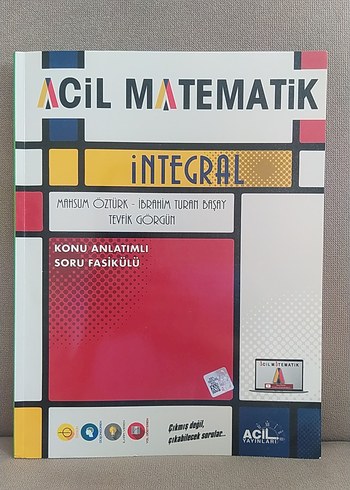 Acil Matematik İntegral Konu Anlatımlı Soru Fasikülü