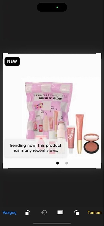 Beden Renk Sephora blush set