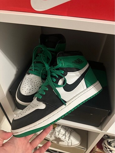 39 Beden Nike jordan high lucky green ayakkabı