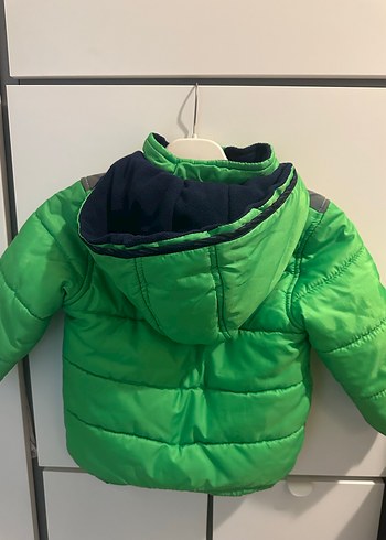 Yeşil Fermuarlı Erkek Çocuk Mont - Görsel 2