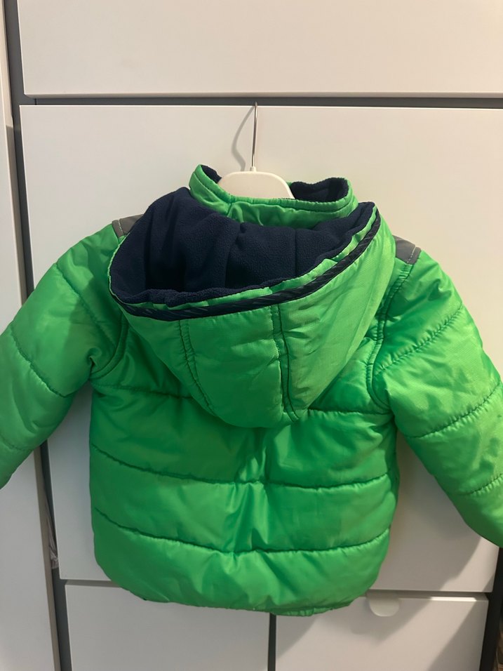 Yeşil Fermuarlı Erkek Çocuk Mont - Görsel 2