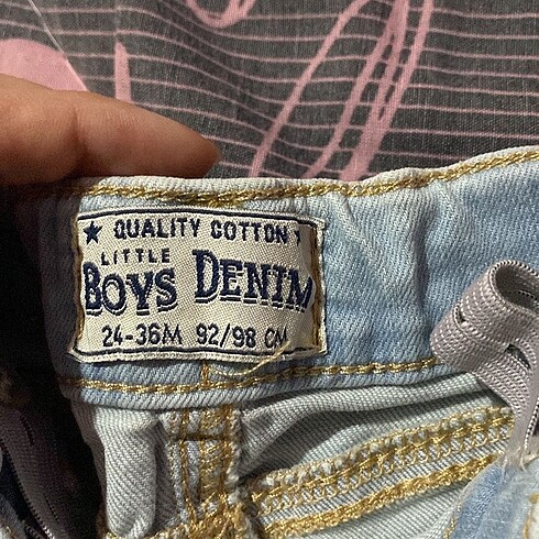 LC Waikiki 3 4 yaş kot şort erkek bebek