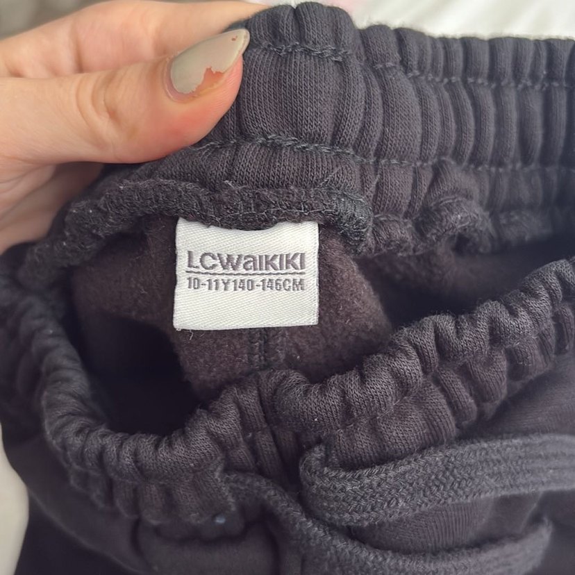 Erkek Siyah Fermuarlı Rahat Eşofman Altı - Görsel 4