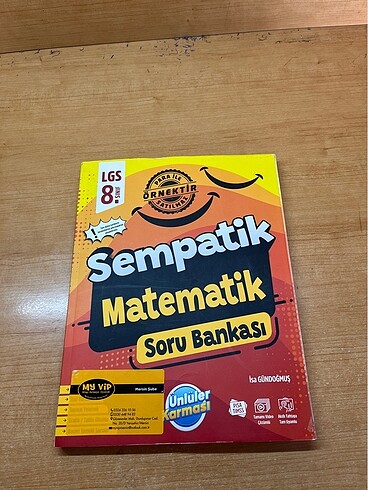 Sempatik matematik ünlüler karması 8. Sınıf soru bankası
