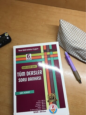 Bilal ışıklı yayınları 6. Sınıf soru bankası