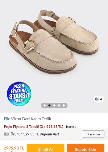 ELLE Tokalı Terlik - Görsel 5