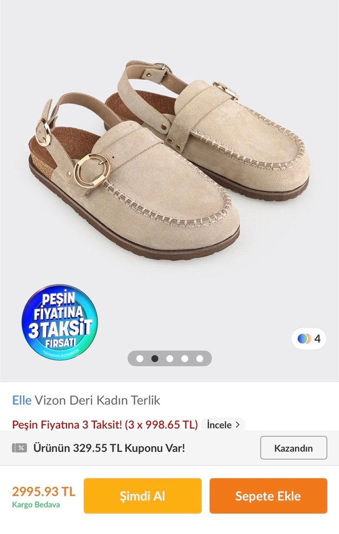 ELLE Tokalı Terlik - Görsel 5