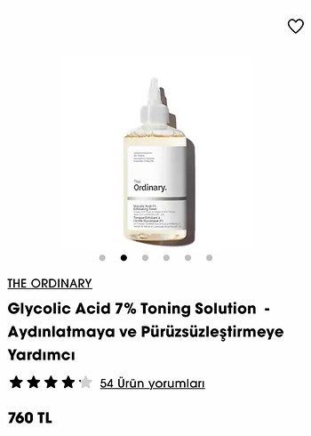 The Ordinary The Ordinary Glikolik Asit Tonik