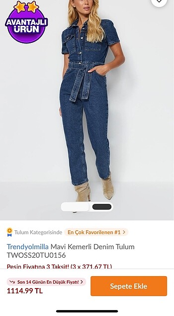 xs Beden lacivert Renk Jeans tulum