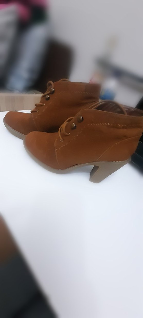 Kahverengi Tokalı Kadın Topuklu Bot - Görsel 3