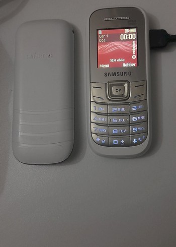 Samsung Beyaz Gri Tuşlu Telefon - Görsel 2