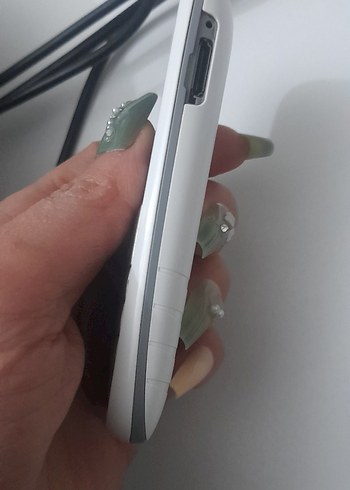 Samsung Beyaz Gri Tuşlu Telefon - Görsel 5