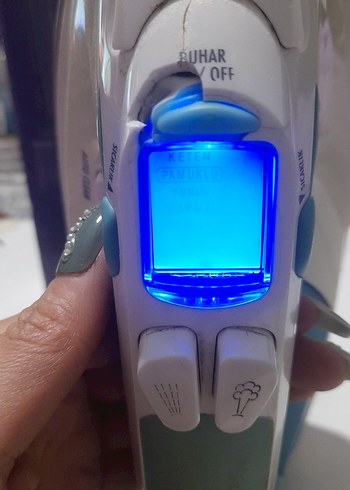 Mavi Ütü, Ayarlanabilir Isı ve Buhar Özellikli - Görsel 8