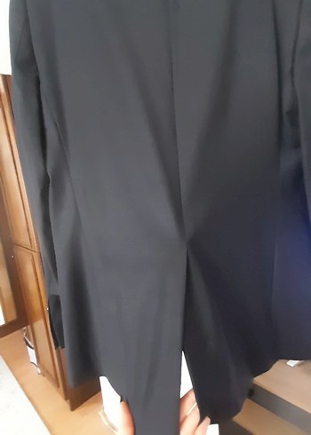 Düğmeli Siyah Erkek Takım Elbise - Görsel 11