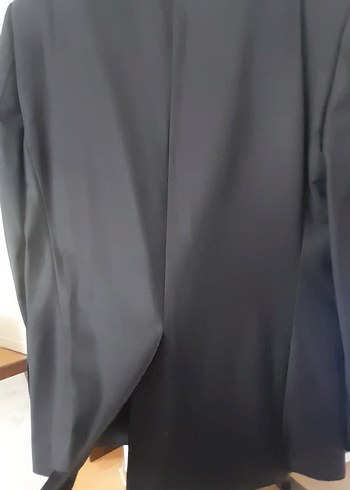 Düğmeli Siyah Erkek Takım Elbise - Görsel 9