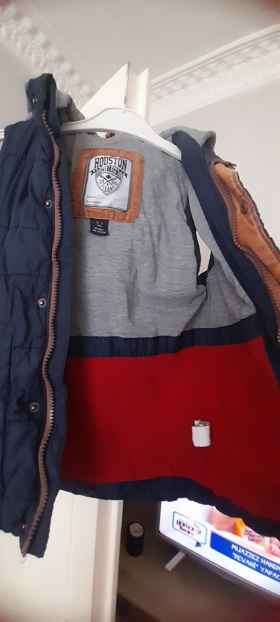 Düğmeli Erkek Çocuk Gri Street Wear Yelek - Görsel 4