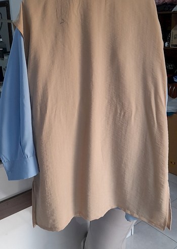 Bej Kemerli Uzun Kollu Kadın Takım - Görsel 10