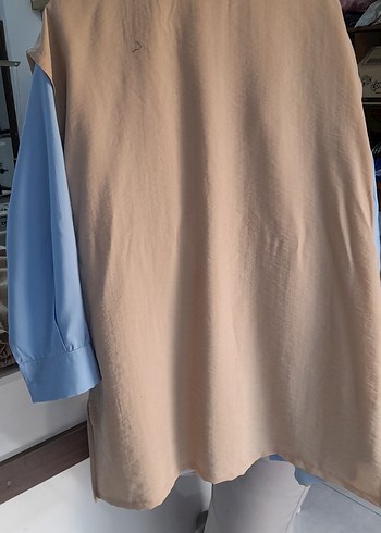 Bej Kemerli Uzun Kollu Kadın Takım - Görsel 8