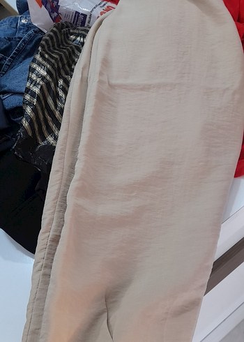 Bej Kemerli Uzun Kollu Kadın Takım - Görsel 11