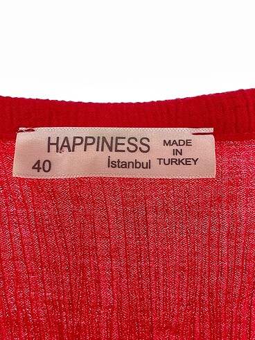 40 Beden kırmızı Renk Happiness Uzun Elbise %70 İndirimli.