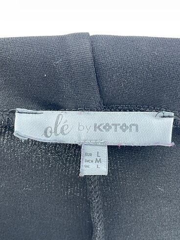 l Beden siyah Renk Koton Düz Kesim %70 İndirimli.