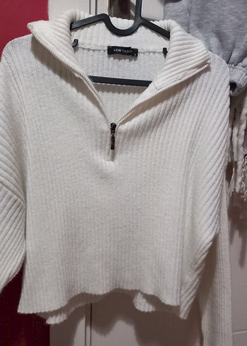 Yarım Fermuarlı Kazak - Görsel 3