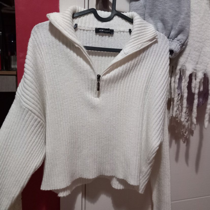 Yarım Fermuarlı Kazak - Görsel 3