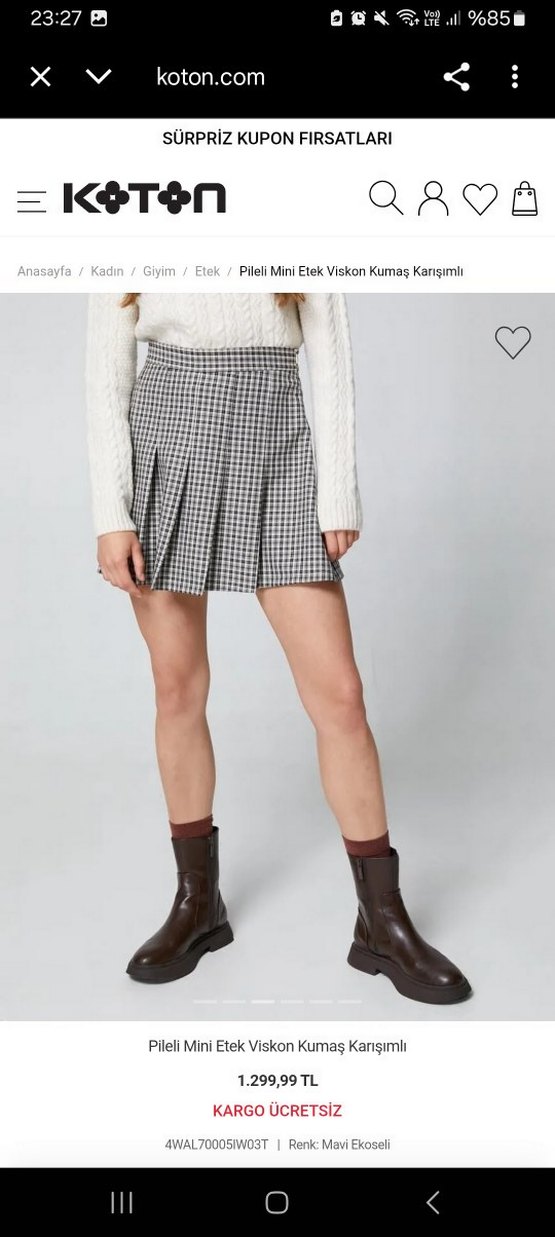 Pileli Etek - Görsel 2