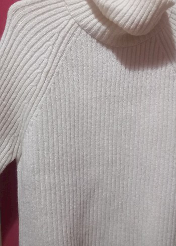 Kadın Boğazlı Triko Kazak - Görsel 6