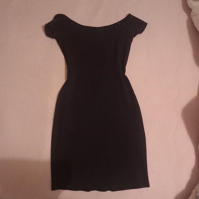 Kayık Yaka Elbise - Görsel 2