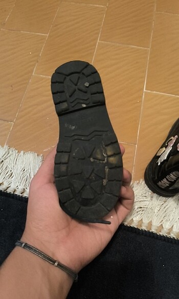 25 Beden siyah Renk Kız çocuk botu