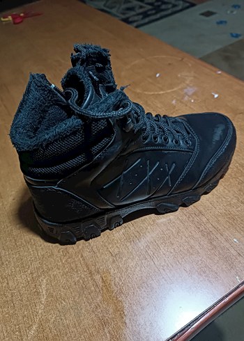 Erkek Siyah Spor Botlar Velcro Kapatmalı - Görsel 5