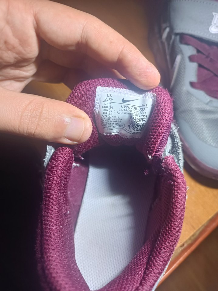 Mor Cırtcırtlı Kız Çocuk Spor Ayakkabı - Görsel 3