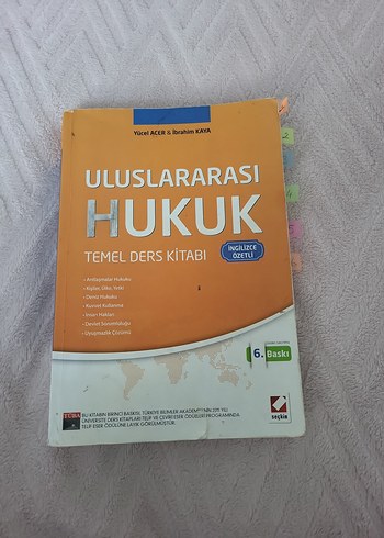 Uluslararası Hukuk Temel Ders Kitabı Yücel Acer - İbrahim kaya