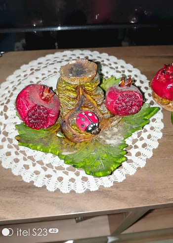 Renkli Yaprak Şeklinde Mumluk - Görsel 2