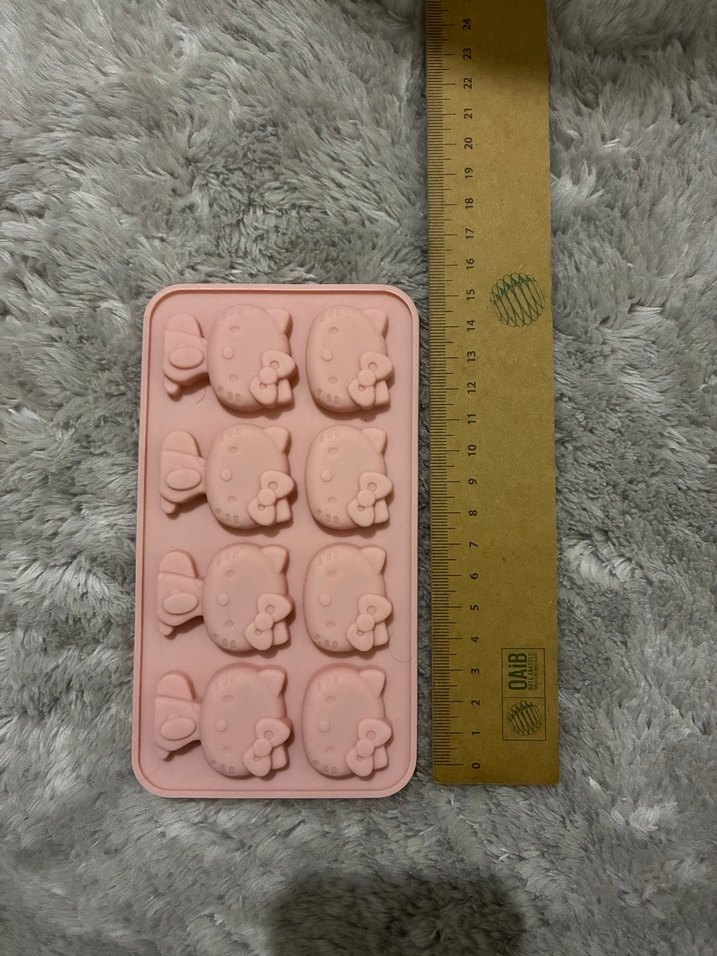 Pastel Bej Hello Kitty Kek Kalıbı - Görsel 2