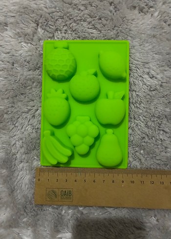 Renkli Yeşil Meyve Şekilli Kek Kalıbı - Görsel 2