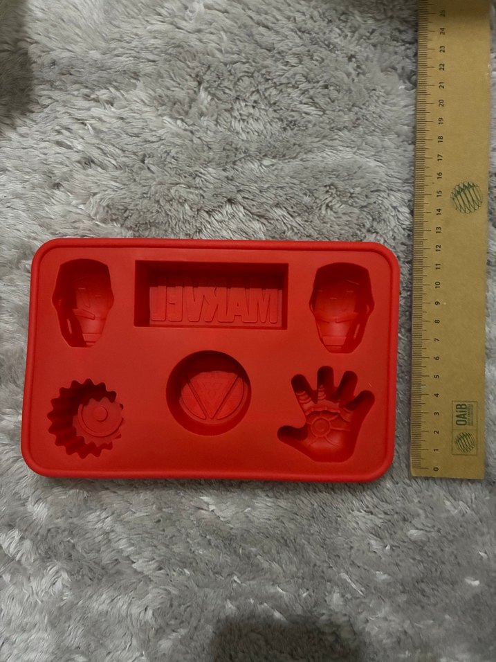 Marvel Kırmızı Silikon Kek Kalıbı - Görsel 4